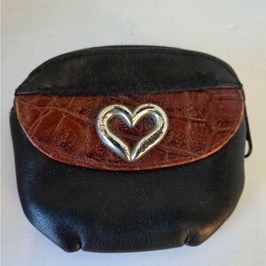 Black and Brown Brighton Coin Purse